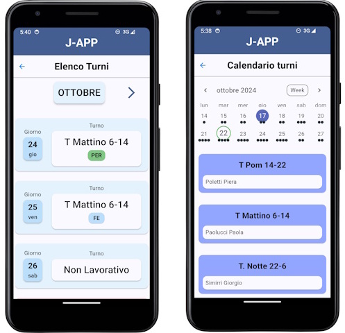 J-APP Gestione Turni